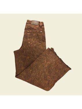 Judy Blue Womens "PSL" Pumpkin Spice Wide Leg Jeans 9/29 (27x26.5)